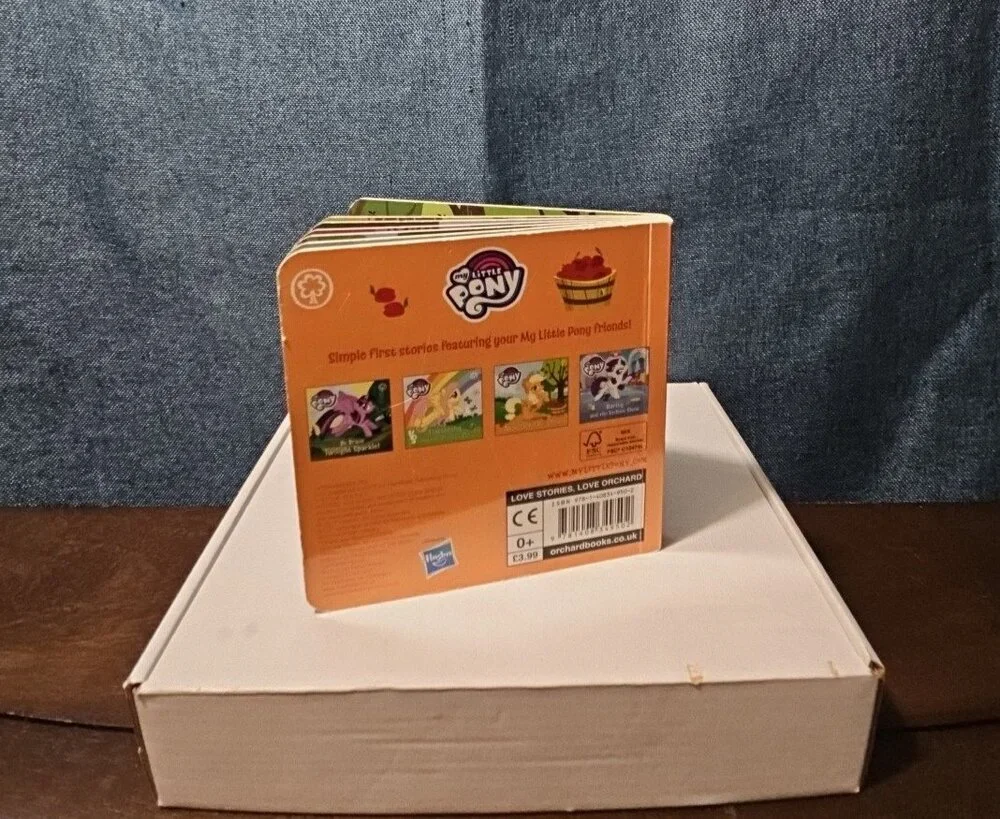 My Little Pony Read & Play Bundle | 3 Mini Figures & Board Book | Rainbow Dash